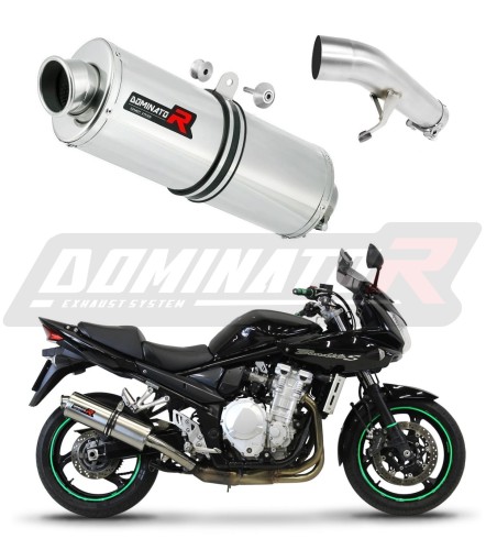 exhaust muffler DOMINATOR OV fits to Suzuki GSF 650 BANDIT N / S 2007  2016 6