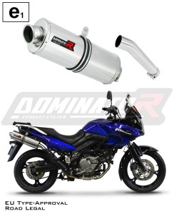 DL 650 V-STROM Homologated EXHAUST Silencer OVAL 2004 - 2006