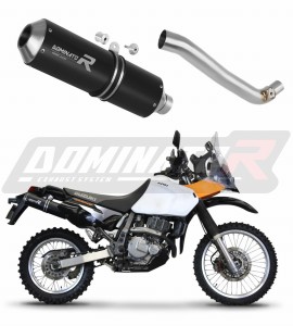 Suzuki DR 650SE 1997 - 2009 Exhaust Silencer Muffler MX BLACK + dB killer medium