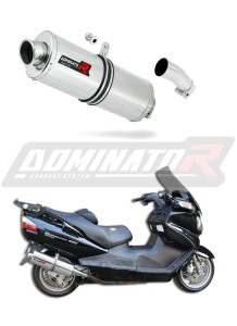 Suzuki BURGMAN 650 2002 - 2012 Exhaust Silencer Muffler OV + dB killer medium
