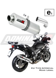 DL 1000 V-STROM Homologated EXHAUST Silencer OVAL 2017 - 2020