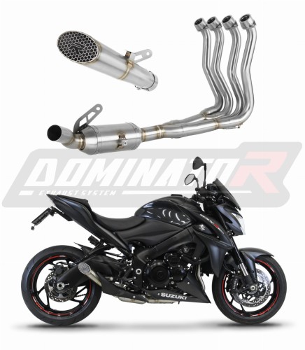 kompletny układ wydechowy z tłumikiem DOMINATOR Full System GP3 pasujący do motocykla Suzuki GSX-S 1000 / F 2015 - 2020 6