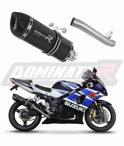 wydech tłumik DOMINATOR Slip-on HP1 CZARNY pasujący do motocykla Suzuki GSXR 1000 K1 - K4 2001 - 2004 6