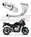 complete exhaust system with muffler DOMINATOR Full System OV fits to Suzuki GSF 650 BANDIT N / S 2007  2016 7
