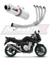 complete exhaust system with muffler DOMINATOR Full System ROUND fits to Suzuki GSF 650 BANDIT N / S 2007  2016 7