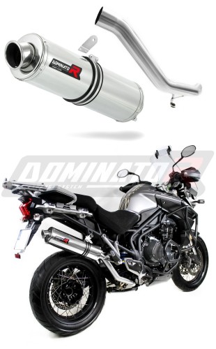 wydech tłumik DOMINATOR Okrągły pasujący do motocykla Triumph TIGER EXPLORER 1200 2012 - 2015 5