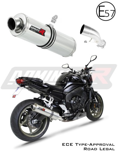 exhaust muffler DOMINATOR homologated road legal ROUND fits to YAMAHA FZ1 1000 FAZER 2006  2015 8