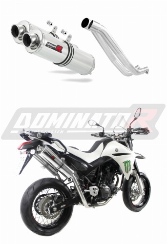 exhaust muffler DOMINATOR ROUND fits to Yamaha XT 660 X 2004  2016 5