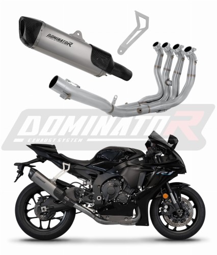 kompletny układ wydechowy z tłumikiem DOMINATOR Full System Race HP6 Tytanowy pasujący do motocykla YZF R1 1000 RN49 2017 - 2019 6