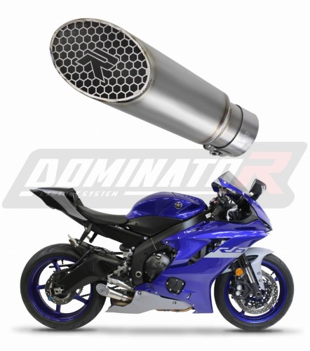 exhaust muffler DOMINATOR titanium GP3 fits to YZF R6 2017  2023 6