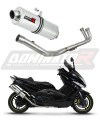 complete exhaust system with muffler DOMINATOR Full System OV fits to Yamaha TMAX 500 2008  2011 6