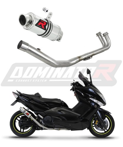 complete exhaust system with muffler DOMINATOR Full System GP1 fits to Yamaha TMAX 500 2008  2011 6