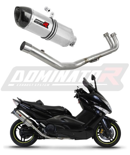 complete exhaust system with muffler DOMINATOR Full System HP1 fits to Yamaha TMAX 500 2008  2011 6