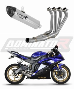 Yamaha YZF R6 2006 - 2016 Full Exhaust System Collector Silencer HP8 + dB killer medium