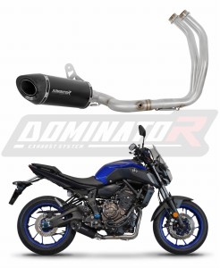 Yamaha MT 07 TRACER 2016 - 2019  Full Exhaust System Collector Silencer HP8 BLACK + dB killer