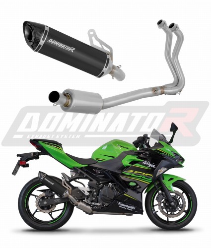 kompletny układ wydechowy z tłumikiem DOMINATOR Full System HP8 CZARNY pasujący