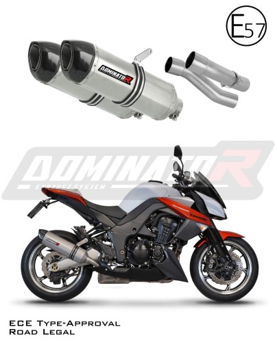 exhaust muffler DOMINATOR homologated road legal HP1 fits to Kawasaki Z1000 2010  2013 8