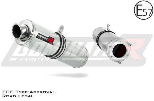 exhaust muffler DOMINATOR homologated road legal ROUND fits to Kawasaki ZX6R 1995  1997 3