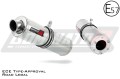 exhaust muffler DOMINATOR homologated road legal ROUND fits to Kawasaki ZX7R 1996  2003 3