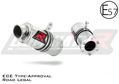 wydech tłumik DOMINATOR Homologowany GP1 pasujący do motocykla Kawasaki ZX7R 1996 - 2003 3