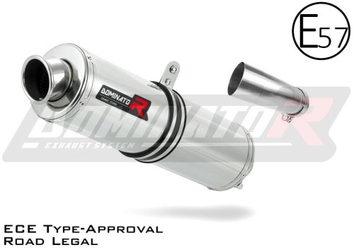 exhaust muffler DOMINATOR homologated road legal ROUND fits to Kawasaki ZX10R 2011  2015 3