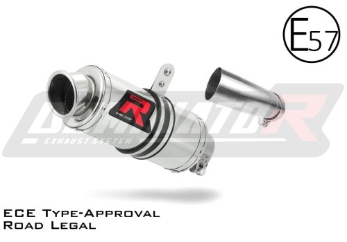 exhaust muffler DOMINATOR homologated road legal GP1 fits to Kawasaki ZX10R 2011  2015 3