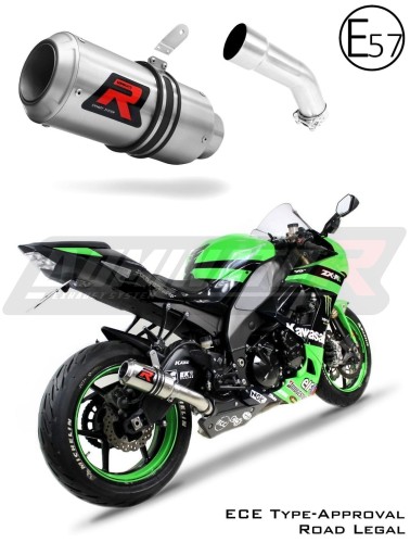 exhaust muffler DOMINATOR homologated road legal GP fits to Kawasaki ZX10R 2008  2010 5