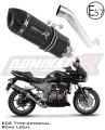 wydech tłumik DOMINATOR Homologowany HP1 CZARNY pasujący do motocykla Kawasaki Z750 2004 - 2006 6