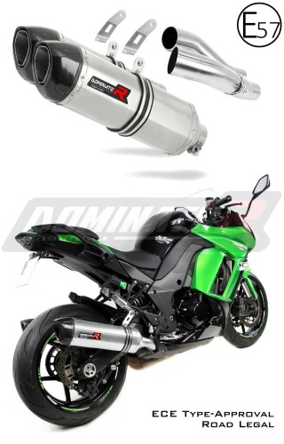 wydech tłumik DOMINATOR Homologowany HP1 pasujący do motocykla Kawasaki Z1000 SX 2010 - 2013 5
