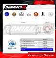 complete exhaust system with muffler DOMINATOR titanium Full System HP6 fits to YZF R1 1000 RN65 2020  2024 6