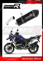 exhaust muffler DOMINATOR homologated road legal HP7 BLACK fits to BMW R1200GS Adventure 2004  2009 2