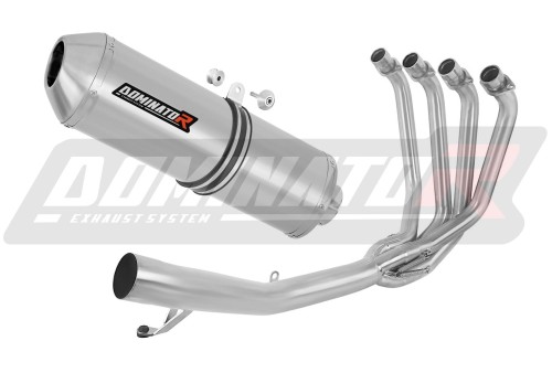 complete exhaust system with muffler DOMINATOR Full System OVR fits to Suzuki GSXF 650 2007  2016 3