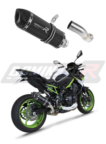 wydech tłumik DOMINATOR Homologowany HP1 CZARNY pasujący do motocykla Kawasaki Z 900 A2 2020 - 2024