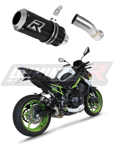 exhaust muffler DOMINATOR homologated road legal GP BLACK fits to Kawasaki Z 900 A2 2020  2024