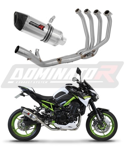 complete exhaust system with muffler DOMINATOR Full System HP6 fits to Kawasaki Z 900 2017  2019