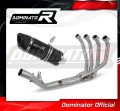 kompletny układ wydechowy z tłumikiem DOMINATOR Full System HP6 CZARNY pasujący do motocykla Kawasaki Z 900 2017 - 2019 3
