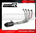 complete exhaust system with muffler DOMINATOR Full System HP3 BLACK fits to Kawasaki Z 900 A2 2017  2019 3