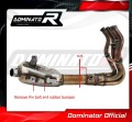 decat tłumik środkowy DOMINATOR Mid Pipe pasujący do motocykla Kawasaki Z 900 A2 2017 - 2019 6