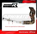 decat tłumik środkowy DOMINATOR Mid Pipe pasujący do motocykla Kawasaki Z 900 A2 2017 - 2019 7