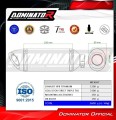 complete exhaust system with muffler DOMINATOR Full System titanium HP8 fits to Triumph STREET TRIPLE 765 S / R / RS 2023  2024 3