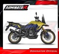 complete exhaust system with muffler DOMINATOR Full System HP6 BLACK fits to Suzuki VStrom 800 SE / DE 2023  2024 3