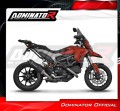 exhaust muffler DOMINATOR HP5 BLACK fits to Ducati HYPERSTRADA 821 2013  2015 4