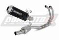 kompletny układ wydechowy z tłumikiem DOMINATOR Full System OV G2 CZARNY pasujący do motocykla Yamaha MT-03 2020 - 2023 2