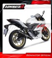 complete exhaust system with muffler DOMINATOR Full System HP8 BLACK fits to Yamaha YZFR3 2019  2024 5