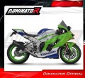 complete exhaust system with muffler DOMINATOR Full System HP6 BLACK fits to Kawasaki ZX10R / RR 2021  2025 4