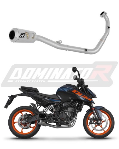 kompletny układ wydechowy z tłumikiem DOMINATOR Full System GPS pasujący do motocykla KTM 125 Duke 2024