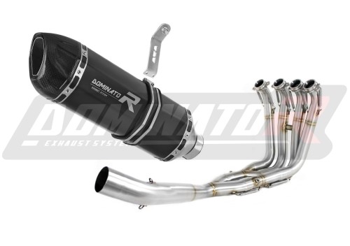 kompletny układ wydechowy z tłumikiem DOMINATOR Full System HP1 CZARNY pasujący do motocykla BMW S1000RR 2012 - 2014