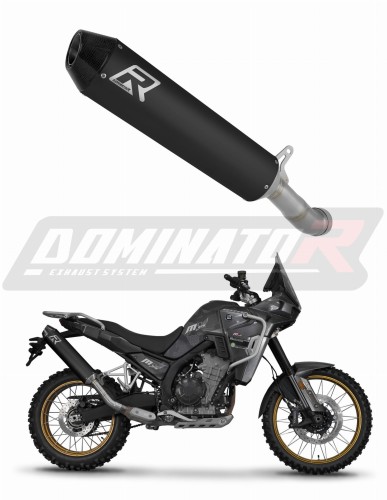 wydech tłumik DOMINATOR MX2 CZARNY pasujący do motocykla Kove 800 X Pro Adventure 2023 - 2026