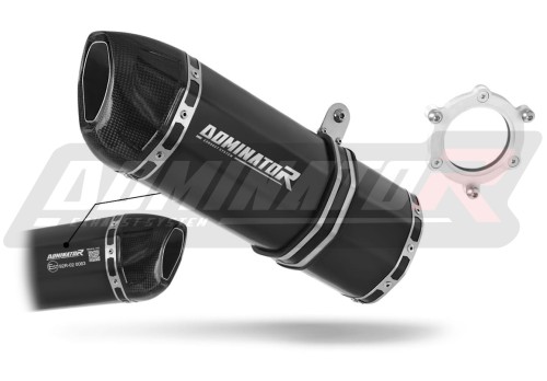 exhaust muffler DOMINATOR homologated road legal HP1 BLACK fits to Kawasaki ZX6R 1995  1997