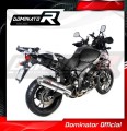 exhaust muffler DOMINATOR homologated road legal OVAL fits to DL 1000 VSTROM 2017  2020 2